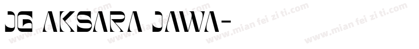 JG Aksara Jawa字体转换